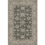Çam Halı Siesta Vintage 32-543 Etnik Eskitme Desenli Dokuma Tabanlı Yıkanabilir Şönil Salon ve Oda H, Yeşil, 150 x 230