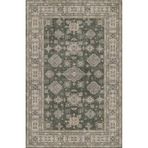 Çam Halı Siesta Vintage 32-543 Etnik Eskitme Desenli Dokuma Tabanlı Yıkanabilir Şönil Salon ve Oda H, Yeşil, 250 x 350