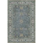 Çam Halı Siesta Vintage 32-544 Etnik Eskitme Desenli Dokuma Tabanlı Yıkanabilir Şönil Salon ve Oda H, Mavi, 115 x 170