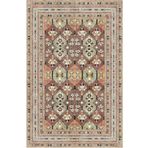 Çam Halı Siesta Vintage 32-547 Etnik Eskitme Desenli Dokuma Tabanlı Yıkanabilir Şönil Salon ve Oda H, Multi 5, 130 x 190