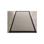 Çam Halı Sisal Bej / Siyah Bordürlü Jüt Sisal Kilim 9716