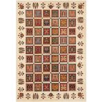 Çam Halı TD407 Gloria Multi Şal Desen Dokuma Saçaklı Kilim