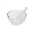 Cam Havan Tokmakli 120 Mm - Havan Ve Eli - 1 Set Paket - Isi Ve Kimyasala Dayanikli