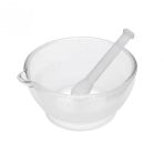 Cam Havan Tokmaklı 150 mm - Havan ve Eli - 1 Set Paket - Isı ve Kimyasala Dayanıklı