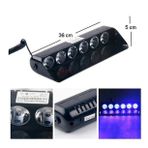 Cam İçi Çakar için Lamba Uzaktan Kumandalı 27 LED 27W 12V Kırmızı-Beyaz-Mavi / Lapa521