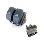 Cam Kaldırma Anahtarı Ön Sol Çiftli Gri 10 Fiş Renault Megane 2 8200315042 Elt0343 Triton