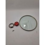 Cam Kapak 20 Cm Ve Kırmızı Elma Şekeri Kulp