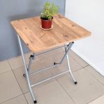 Cam Katlanir Balkon Masasi - 60X60 Cm