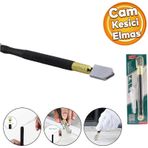 Cam Kesici Elması Yağlı 178 Mm Profesyonel Kesici Tht561781 Elmas Cam Kesme Tekerleği Kiti