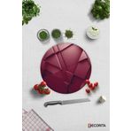 Cam Kesme Tahtası - Cam Kesme Tablası | Asil Bordo | Çap32cm