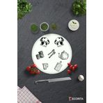 Cam Kesme Tahtası - Cam Kesme Tablası | Beyaz Tahta | Çap32cm