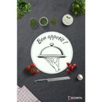 Cam Kesme Tahtası - Cam Kesme Tablası | Bon Appetit - Servis | Çap32cm