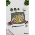 Cam Kesme Tahtası - Cam Kesme Tablası | Buğday Demeti | 29cm x 34cm