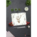 Cam Kesme Tahtası - Cam Kesme Tablası | Cervus Deer | 29cm x 34cm