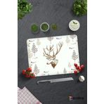 Cam Kesme Tahtası - Cam Kesme Tablası | Cervus Deer | 30cm x 40cm