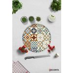 Cam Kesme Tahtası - Cam Kesme Tablası | Çini Desen | Çap32cm