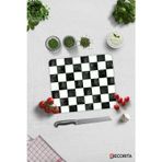 Cam Kesme Tahtası - Cam Kesme Tablası | Damalı Desen | 29cm x 34cm