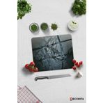 Cam Kesme Tahtası - Cam Kesme Tablası | Doğal Taş Desen | 29cm x 34cm