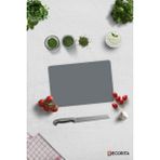 Cam Kesme Tahtası - Cam Kesme Tablası | Düz Renk - Gri | 20cm x 30cm