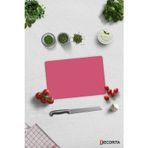 Cam Kesme Tahtası - Cam Kesme Tablası | Düz Renk - Neon Pembe | 20cm x 30cm
