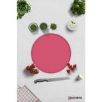 Cam Kesme Tahtası - Cam Kesme Tablası | Düz Renk - Neon Pembe | Çap32cm