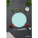 Cam Kesme Tahtası - Cam Kesme Tablası | Düz Renk - Pudra Mavi | Çap32cm