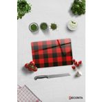 Cam Kesme Tahtası - Cam Kesme Tablası | Ekose Desen | 20cm x 30cm