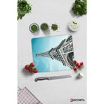 Cam Kesme Tahtası - Cam Kesme Tablası | Eyfel Kulesi | 29cm x 34cm