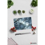 Cam Kesme Tahtası - Cam Kesme Tablası | Gece Desen | 20cm x 30cm