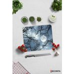 Cam Kesme Tahtası - Cam Kesme Tablası | Gece Desen | 29cm x 34cm