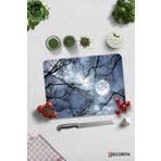 Cam Kesme Tahtası - Cam Kesme Tablası | Gece Desen | 30cm x 40cm