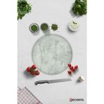 Cam Kesme Tahtası - Cam Kesme Tablası | Gri Duvar Dokulu | Çap32cm