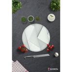 Cam Kesme Tahtası - Cam Kesme Tablası | Gümüş Desen | Çap32cm