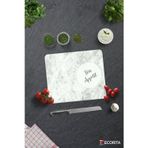 Cam Kesme Tahtası - Cam Kesme Tablası | Guten Apetit - Taş Görünümlü | 29cm x 34cm