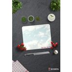 Cam Kesme Tahtası - Cam Kesme Tablası | Güzel Düşün Güzel Yaşa Temalı | 29cm x 34cm
