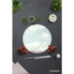 Cam Kesme Tahtası - Cam Kesme Tablası | Güzel Düşün Güzel Yaşa Temalı | Çap32cm