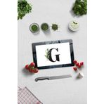 Cam Kesme Tahtası - Cam Kesme Tablası | Harfli Tasarım | G | 20CM x 30CM