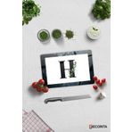 Cam Kesme Tahtası - Cam Kesme Tablası | Harfli Tasarım | H | 20cm x 30cm
