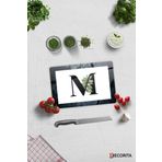Cam Kesme Tahtası - Cam Kesme Tablası | Harfli Tasarım | M | 20cm x 30cm