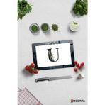 Cam Kesme Tahtası - Cam Kesme Tablası | Harfli Tasarım | U | 20cm x 30cm