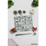 Cam Kesme Tahtası - Cam Kesme Tablası | Karakalem Çizim | 29cm x 34cm