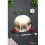 Cam Kesme Tahtası - Cam Kesme Tablası | Kış Küresi Desenli | Çap32cm