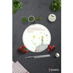 Cam Kesme Tahtası - Cam Kesme Tablası | Küçük Prens Desenli | Çap32cm