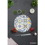Cam Kesme Tahtası - Cam Kesme Tablası | Mavi Çini Desen | Çap32cm
