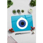 Cam Kesme Tahtası - Cam Kesme Tablası | Nazar Boncuğu | 30cm x 40cm