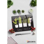 Cam Kesme Tahtası - Cam Kesme Tablası | Perfect Match | Siyah Fon | 30cm x 40cm