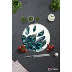 Cam Kesme Tahtası - Cam Kesme Tablası | Plumas Desen | Çap32cm