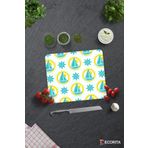 Cam Kesme Tahtası - Cam Kesme Tablası | Yelken Desenli | 29cm x 34cm