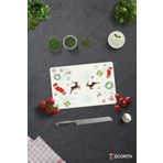 Cam Kesme Tahtası - Cam Kesme Tablası | Yılbaşı Temalı | 20cm x 30cm