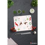 Cam Kesme Tahtası - Cam Kesme Tablası | Yılbaşı Temalı | 29cm x 34cm